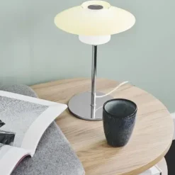 Clearance Halo Design Copenhagen Halo Design - Scandinavia Bordlampe Ø20 - Opalic/Krom