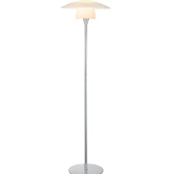 Online Halo Design Copenhagen Halo Design - Scandinavia Gulvlampe Ø40 cm - Opalic/Krom