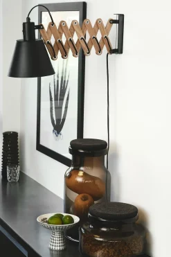 Online Halo Design Copenhagen Halo Design - Væglampe - Vintage - Sort/oljeret valnød