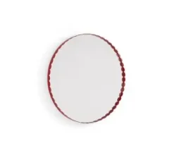 Hot Hay - Arcs Mirror - Round - Red