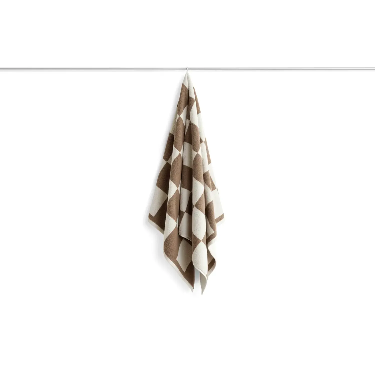 Sale Hay - Badehåndklæde - Check - Cappuccino/Brun - 70 x 136 cm