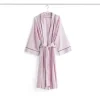 New Hay - Badekåbe/Morgenkåbe - Outline Robe - Glacier Multi / Soft Pink - One size