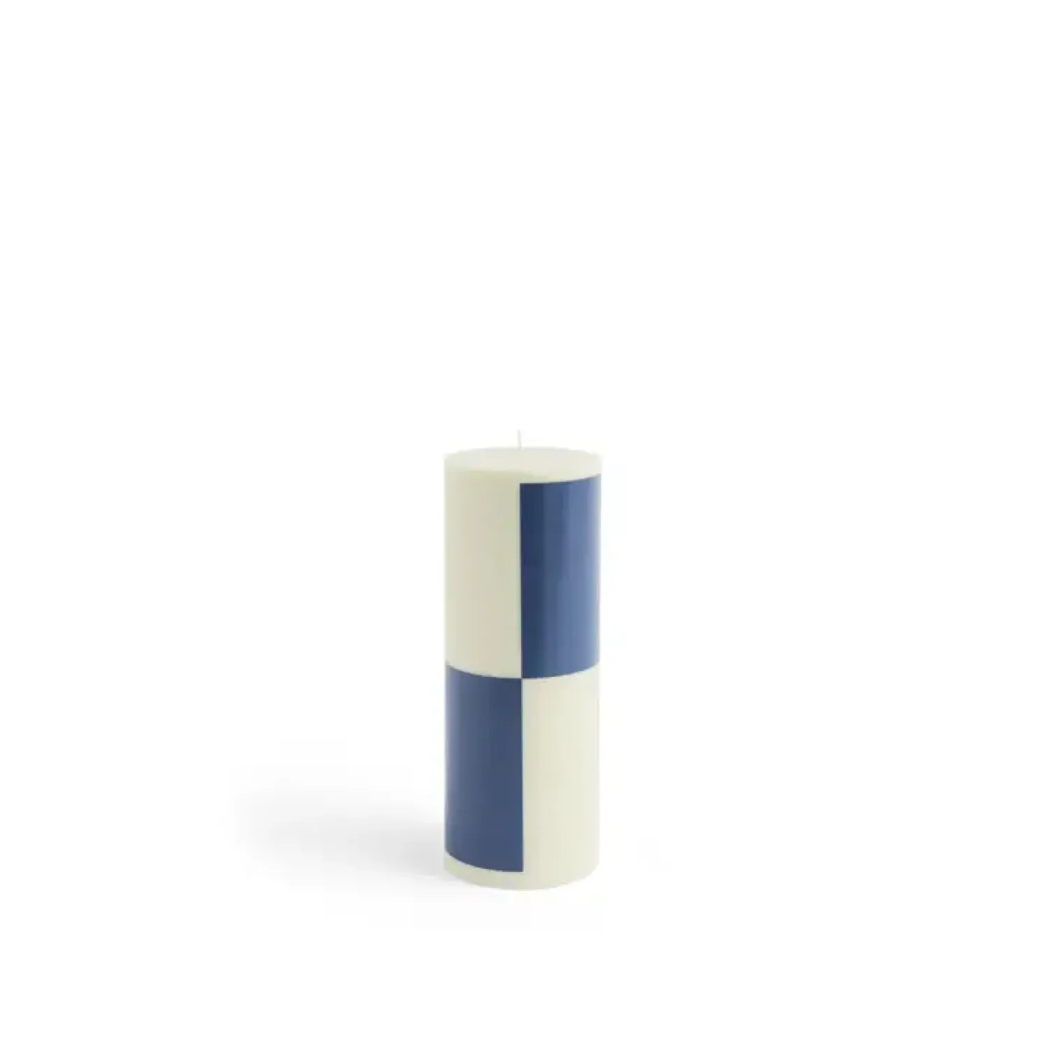 Online Hay - Bloklys - Column - Large - Milky green & Dark Blue