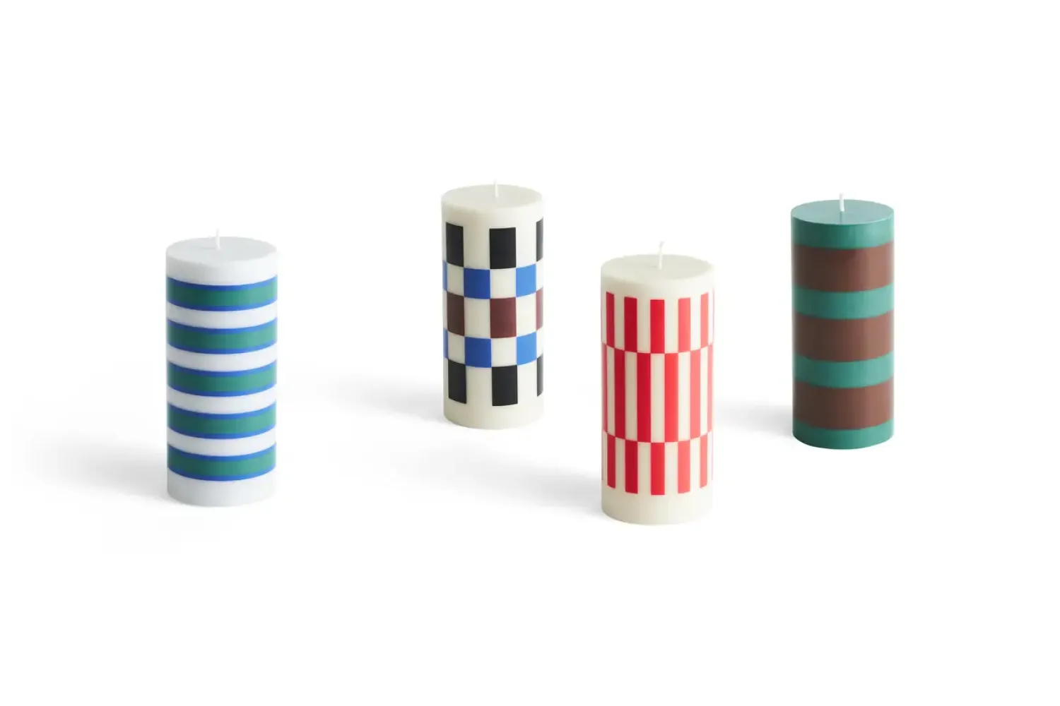 New Hay - Bloklys - Column - Small - Grey & Blue