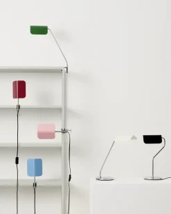 Sale Hay - Bordlampe - Apex Desk Clip Lamp - Oyster White / Hvid