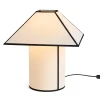 New Hay - Bordlampe - Ava Pyramid - Sort/Hvid - H50 cm