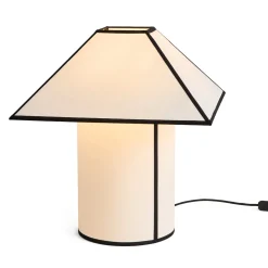 New Hay - Bordlampe - Ava Pyramid - Sort/Hvid - H50 cm