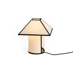 Discount Hay - Bordlampe - Ava Pyramid - Sort/Hvid - H32 cm