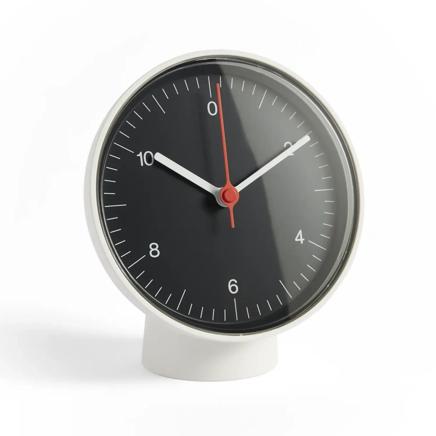 Hot Hay - Bordur - Table Clock - Sort - H: 14 cm