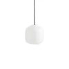 Hay - Buoy Glass Pendel - Sort ledning - Hvid - 200