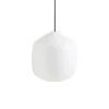 Best Hay - Buoy Glass Pendel - Sort ledning - Hvid - 300