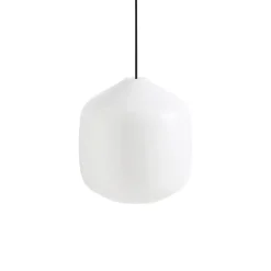 Best Hay - Buoy Glass Pendel - Sort ledning - Hvid - 300