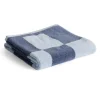 Hot Hay - Check Hand Towel (Organic) - W50 x L90 - Steel Blue - Steel blue - 329