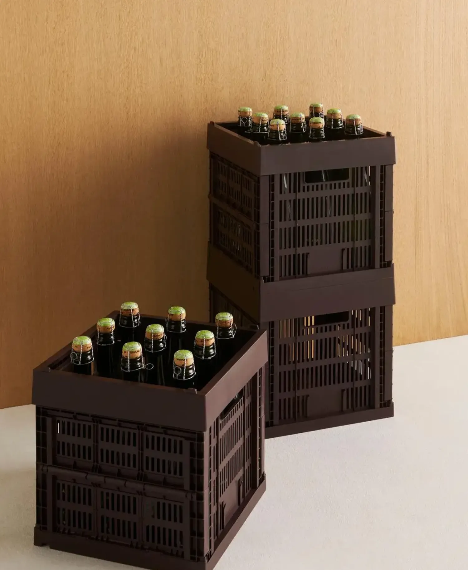 Hot Hay Colour Crate - Cube - Bordeaux