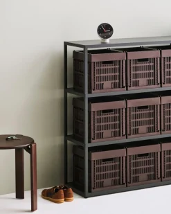 Hot Hay Colour Crate - Cube - Bordeaux