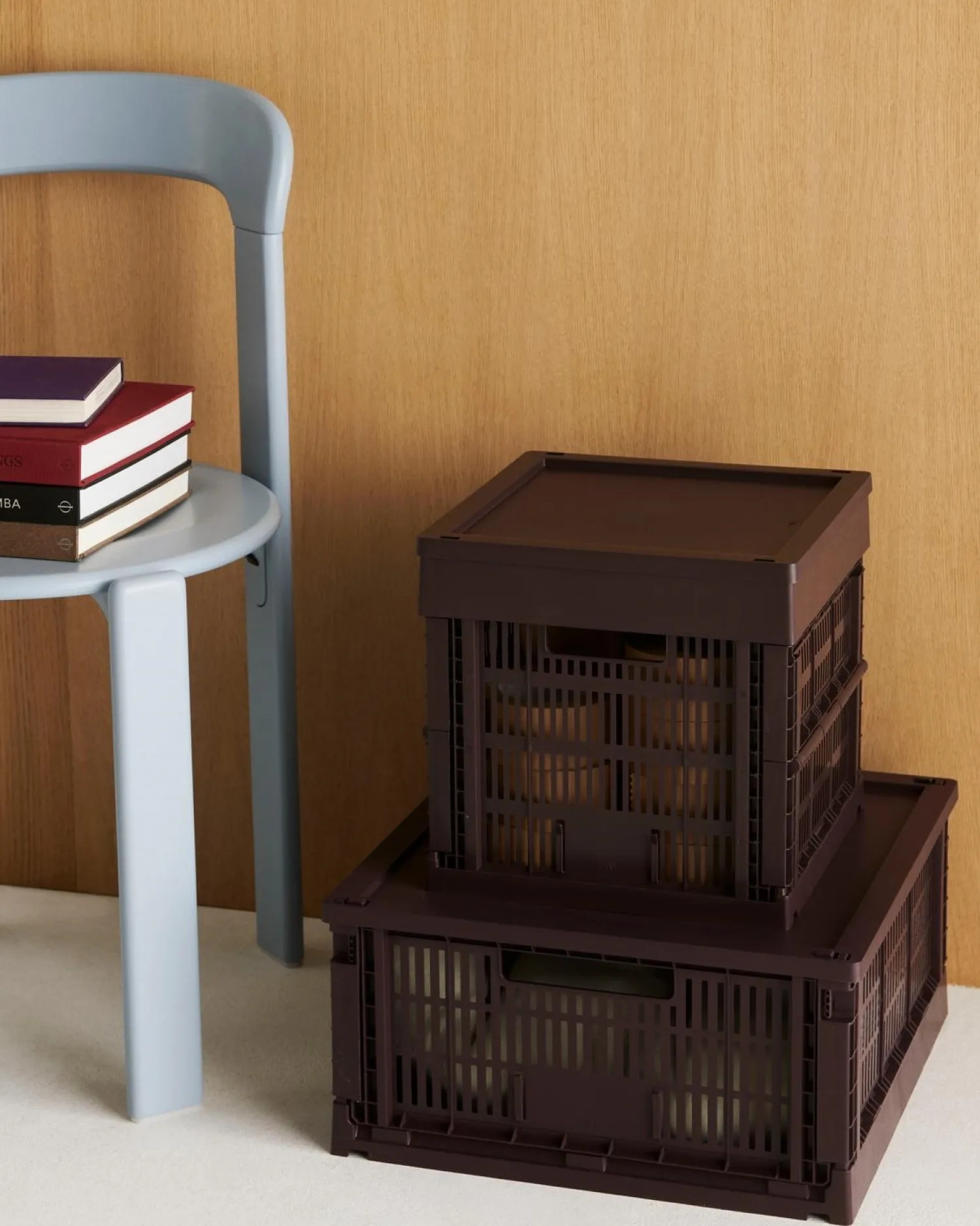 Hot Hay Colour Crate - Cube - Bordeaux