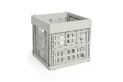 Hot Hay Colour Crate - Cube - Grey