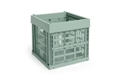New Hay Colour Crate - Cube - Sage green