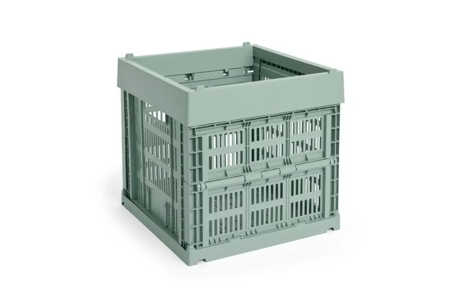 New Hay Colour Crate - Cube - Sage green