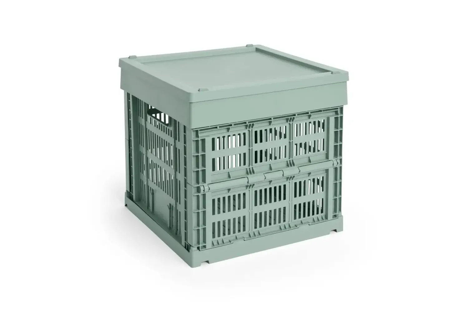 New Hay Colour Crate - Cube - Sage green
