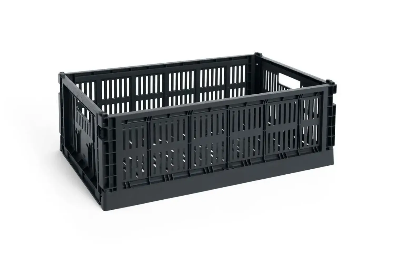 Hot Hay Colour Crate - Large - Charcoal