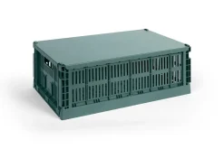 Hay Colour Crate - Large - Dark green