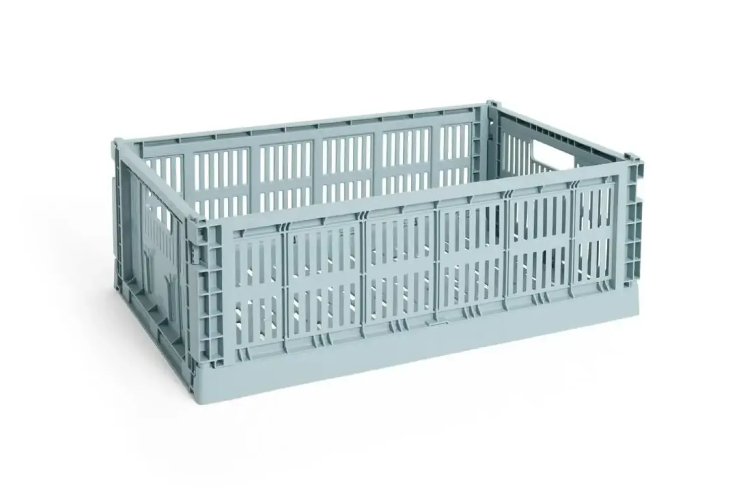 New Hay Colour Crate - Large - Dusty blue