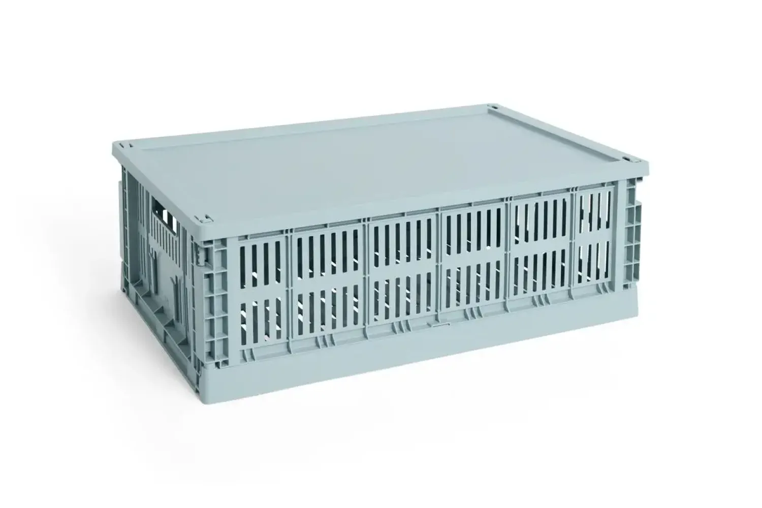 New Hay Colour Crate - Large - Dusty blue