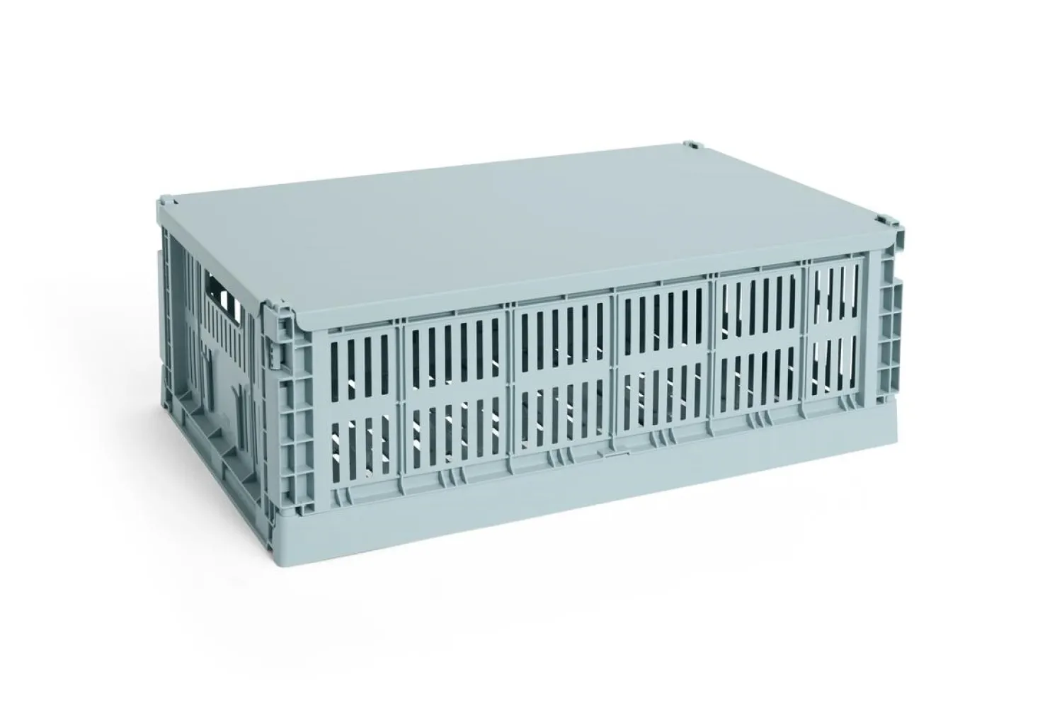 New Hay Colour Crate - Large - Dusty blue