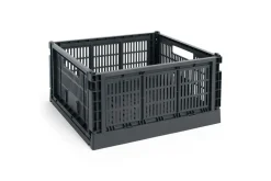 Sale Hay Colour Crate - Large Square - Charcoal