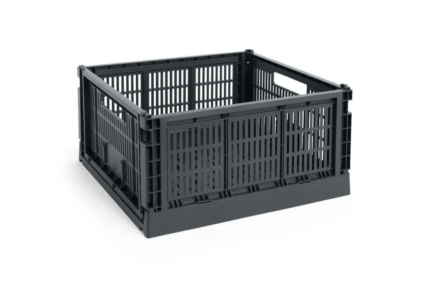 Sale Hay Colour Crate - Large Square - Charcoal