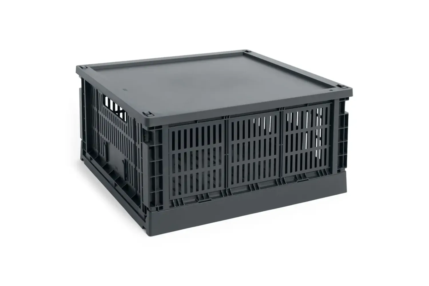 Sale Hay Colour Crate - Large Square - Charcoal