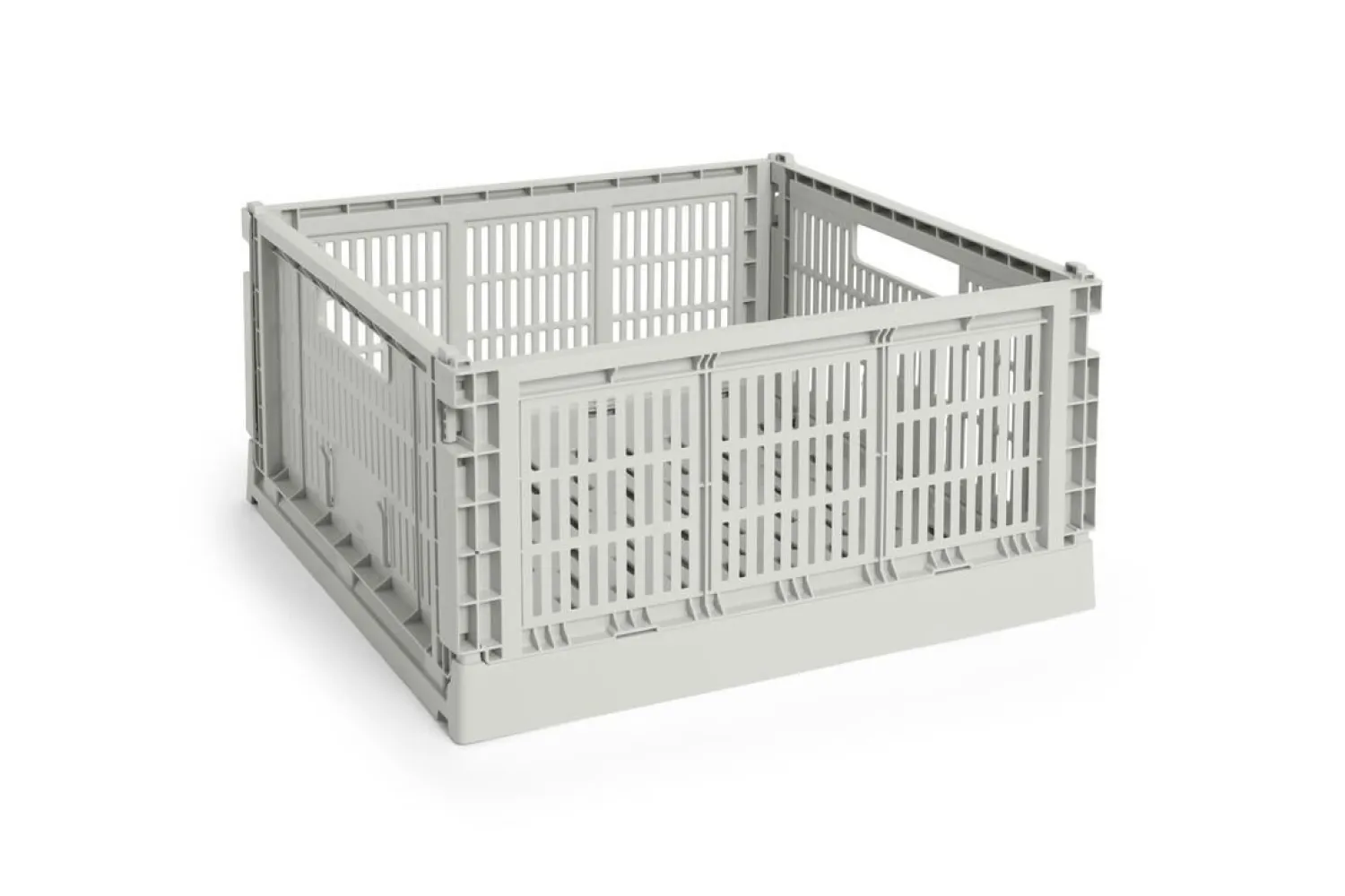 New Hay Colour Crate - Large Square - Grey