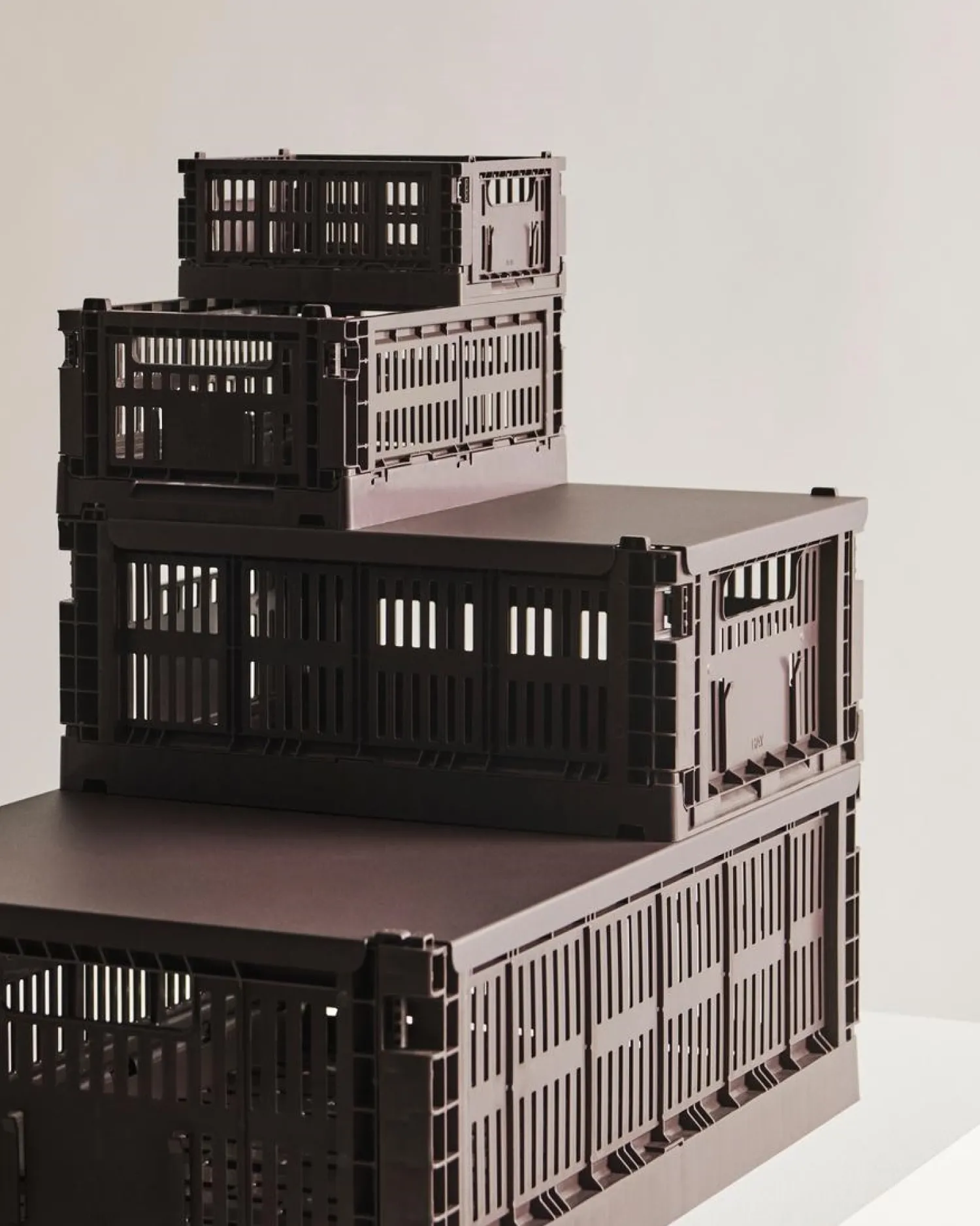 New Hay Colour Crate Lid Metal - Large - Bordeaux