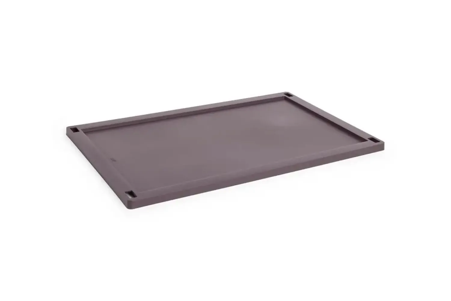 Online Hay Colour Crate Lid Plastic - Large - Bordeaux