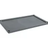 Hot Hay Colour Crate Lid Plastic - Large - Charcoal