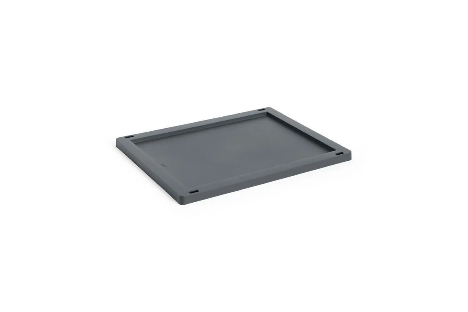 Outlet Hay Colour Crate Lid Plastic - Medium - Charcoal