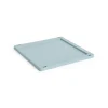 Outlet Hay Colour Crate Lid Plastic - Medium Square / Cube - Dusty blue