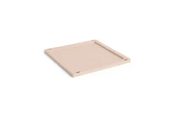 Online Hay Colour Crate Lid Plastic - Medium Square / Cube - Powder