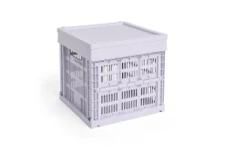 Clearance Hay Colour Crate Lid Plastic - Medium Square / Cube - Lavender