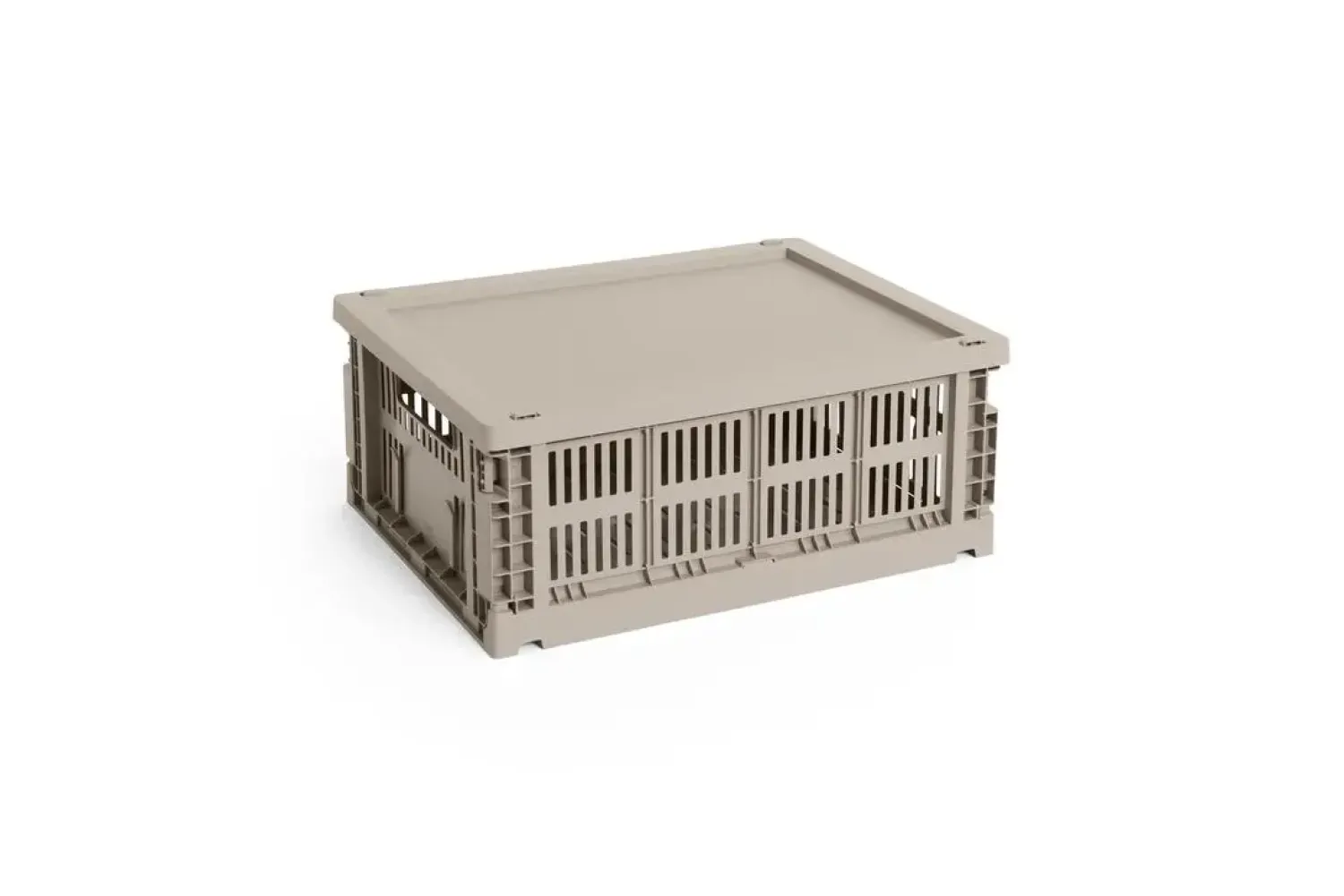 Sale Hay Colour Crate Lid Plastic - Medium - Warm grey