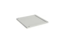 Discount Hay Colour Crate Lid Plastic - Medium Square / Cube - Grey