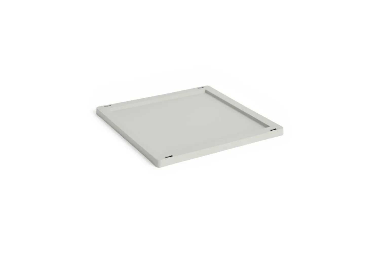 Discount Hay Colour Crate Lid Plastic - Medium Square / Cube - Grey