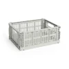 Best Hay Colour Crate - Medium - Grey