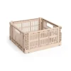 Outlet Hay Colour Crate - Medium Square - Powder