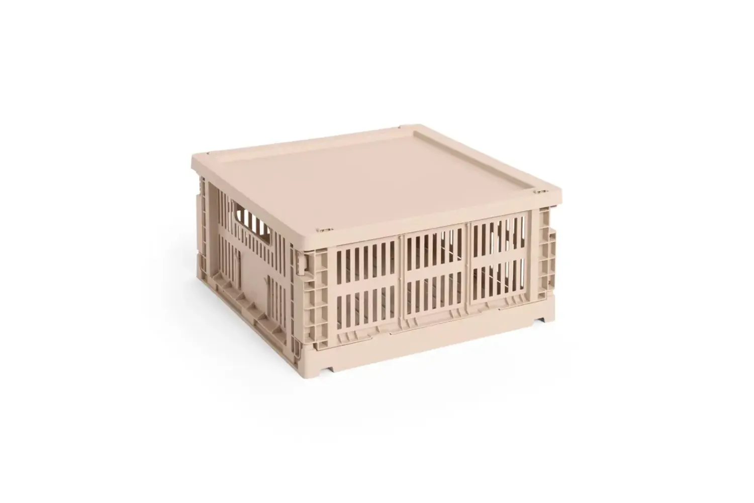 Outlet Hay Colour Crate - Medium Square - Powder
