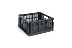 Clearance Hay Colour Crate - Medium Square - Charcoal