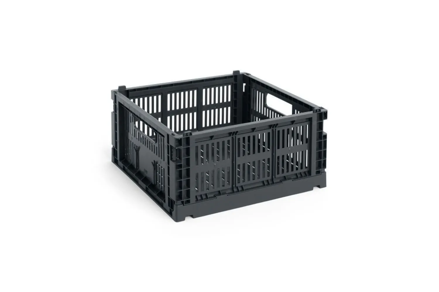 Clearance Hay Colour Crate - Medium Square - Charcoal