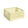 Clearance Hay Colour Crate - Medium Square - Light yellow
