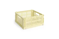 Clearance Hay Colour Crate - Medium Square - Light yellow